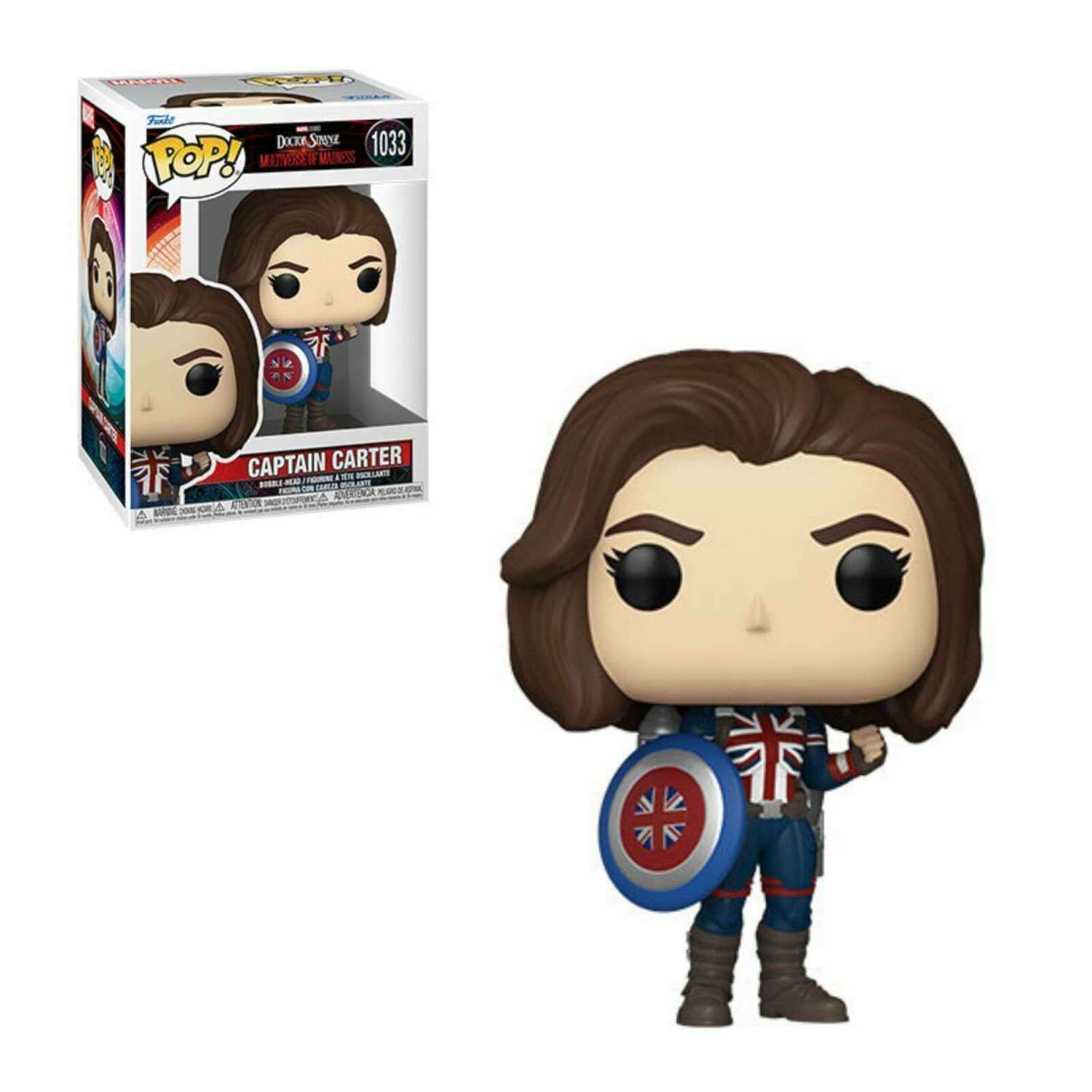 Pop Marvel Doctor Strange Mm Captain Carter Vinyl Figure