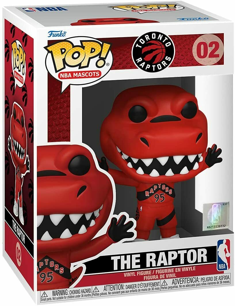 Pop Games NBA Mascots The Raptor Vinyl Figure