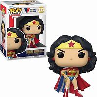 Pop Dc Wonder Woman With Cape Vinyl Figure
