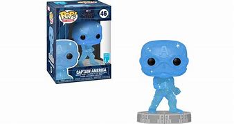Pop Art Series Captain America Vinyl Figure