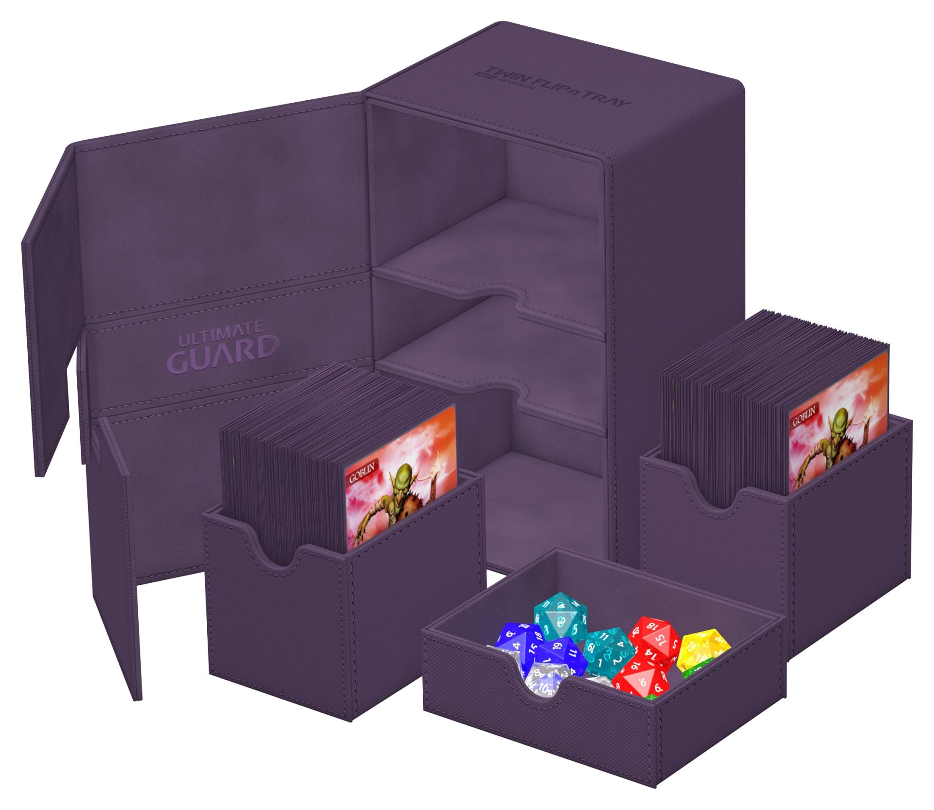 Ultimate Guard - Twin Flip’N’Tray Xenoskin 160+ Purple